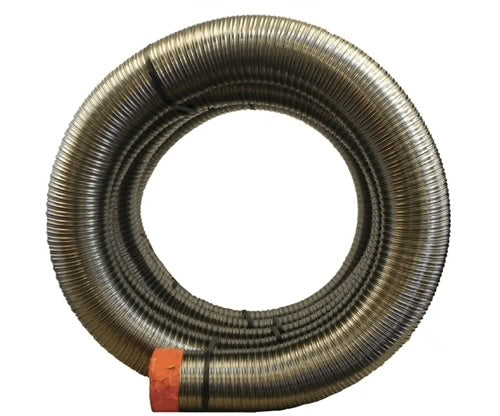 9 Inch Diameter Double Ply Smooth Round Chimney Liner (Only)